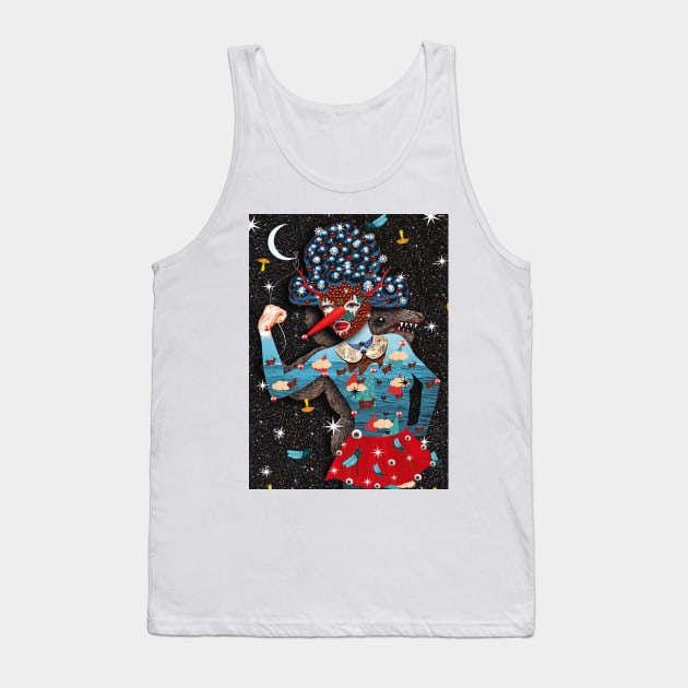 Snow woman Tank Top by VALENTINA BROSTEAN